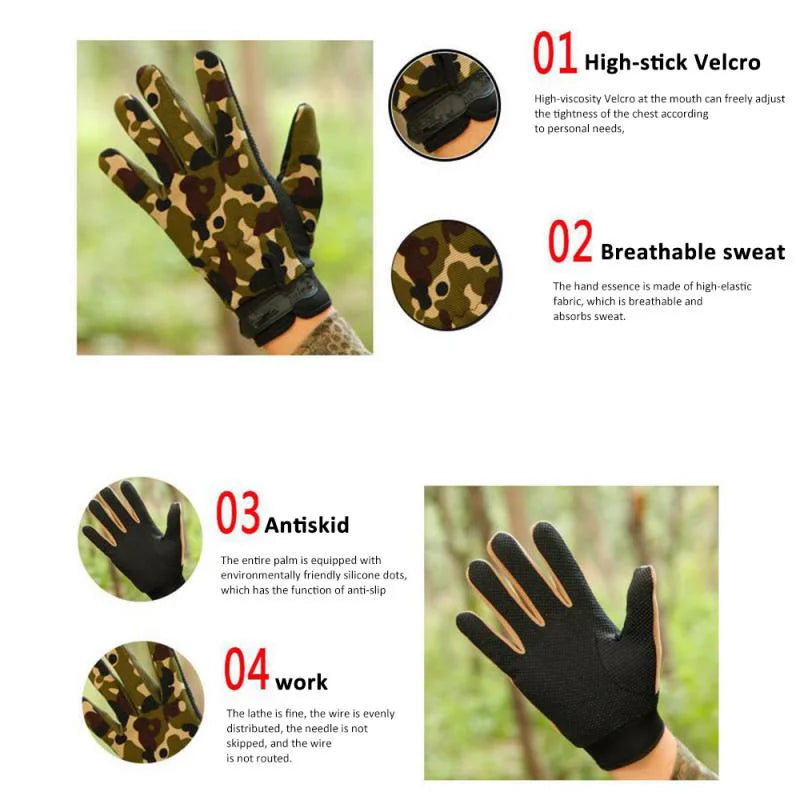 Gants de Sport Vélo Sans Doigts