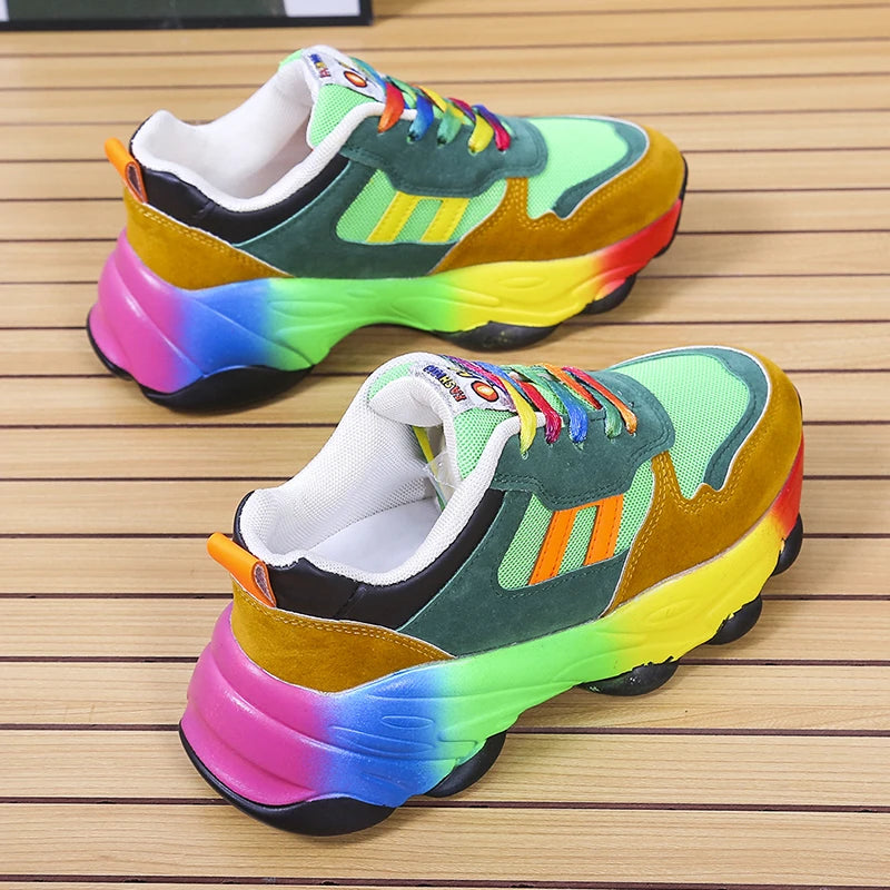 Baskets de Sport Arc-en-Ciel Femme