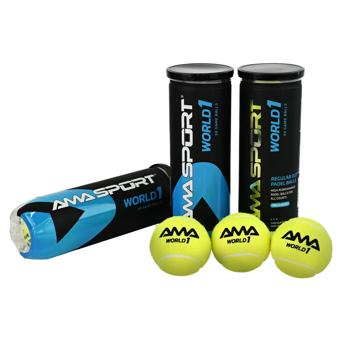 Balles de Tennis et Padel (Lot de 3)