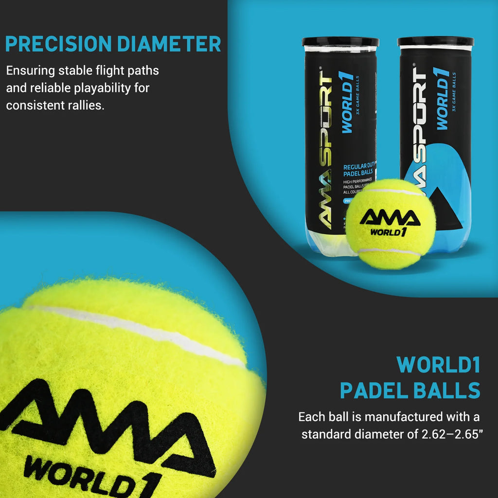 Balles de Tennis et Padel (Lot de 3)