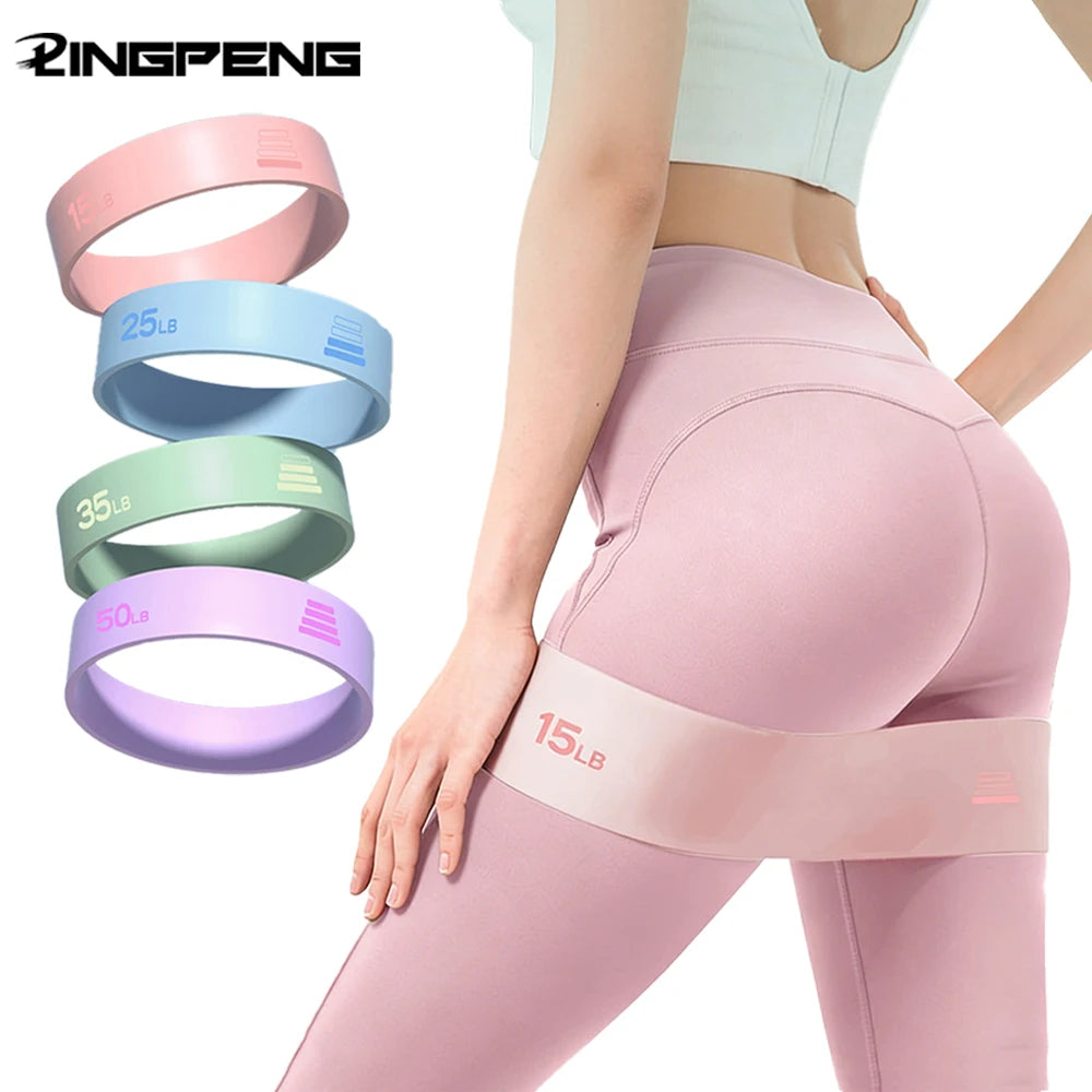 Yoga-Widerstandsbänder 15LB 25LB 35LB 50LB, Stretchbänder mit verschiedenen Widerstandsstufen