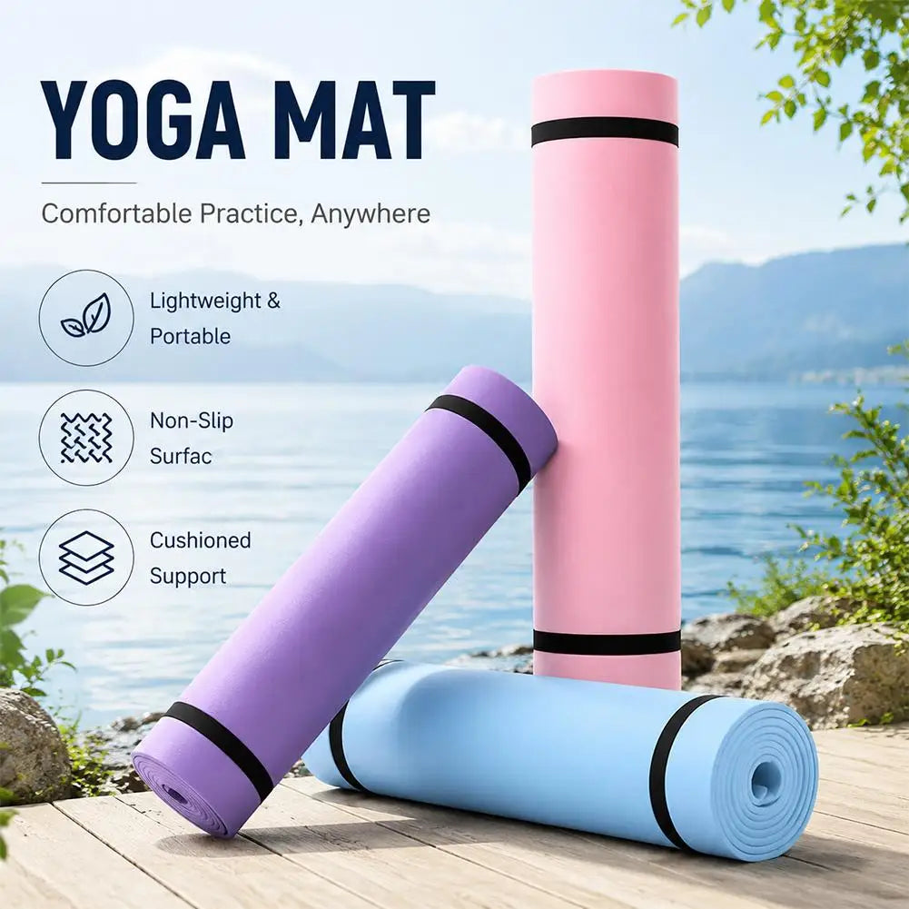 Tapis de Yoga Antidérapant en Mousse EVA