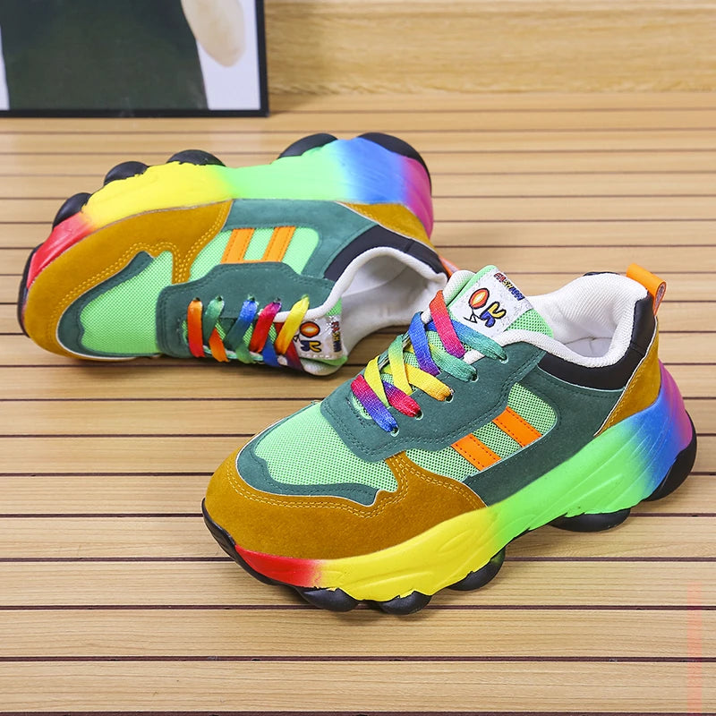Baskets de Sport Arc-en-Ciel Femme