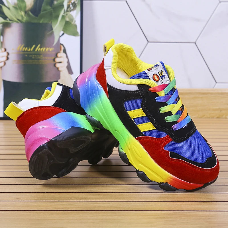 Baskets de Sport Arc-en-Ciel Femme