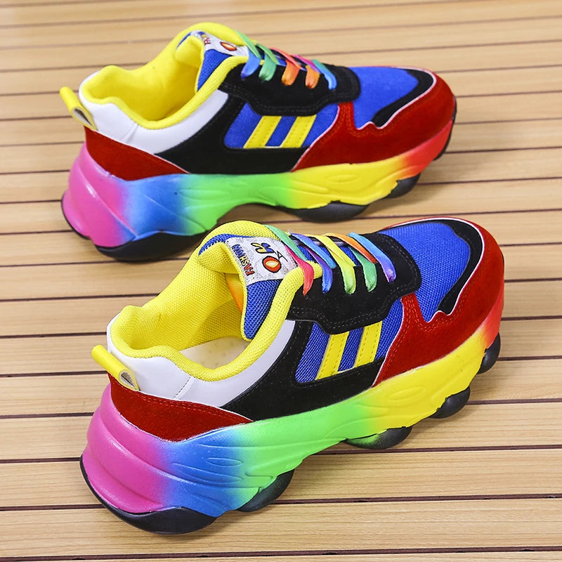 Baskets de Sport Arc-en-Ciel Femme