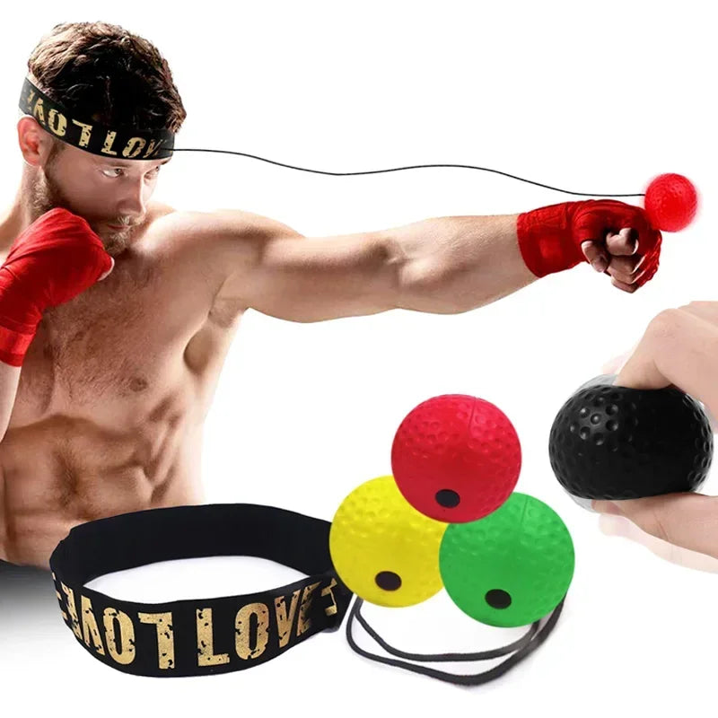 Balle de Frappe Réflexe sur Bandeau (Boxe)